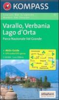 Carta escursionistica n. 97. Laghi settentrionali. Omegna, Varallo, Lago d'Orta 1:50000