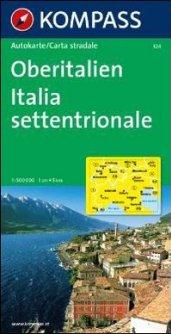 Carta automobilistica n. 324. Italia settentrionale-Oberitalien 1:500.000. Ediz. bilingue