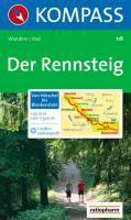 Carte per percorsi a lungo tragitto n. 118. Rennsteig, Hörschel, Blanken 1:50.000