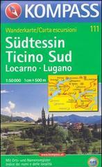 Carta escursionistica n. 111. Svizzera, Alpi occidentale. Locarno, Lugano, Ticino sud 1:50.000. Adatto a GPS. DVD-ROM. Digital map