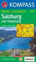 Carta escursionistica n. 017. Austria superiore. Salzburg und Umgebung 1:25.000