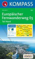 Carte per percorsi a lungo tragitto n. 120. Sentiero europeo E5 tratto nord 1:50.000