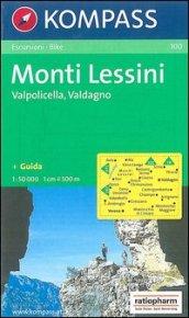 Trentino, Veneto. Monti Lessini, Gruppo della Carega, Recoaro Terme 1:50000