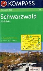 771: Schwarzwald Sudblatt (black Forest Southern Sheet) 1:75, 000