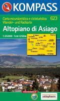 Carta escursionistica n. 623. Trentino, Veneto. Altopiano di Asiago 1:25.000. Adatto a GPS. DVD-ROM. Digital map