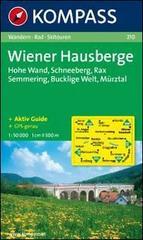 Carta escursionistica n. 210. Austria. Ad est delle Alpi. Vienna, Stiria... Wiener Hausberge, Schneeberg, Rax, Semmering 1:50.000. Adatto a GPS. DVD-ROM digital map