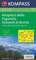Wanderkarte n. 649. Altopiano della Paganella-Dolomiti di Brenta