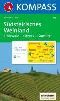 Carta escursionistica n. 217. Austria. Ad est delle Alpi. Vienna, Stiria... Sudsteirisches Weinland 1:35.000. Adatto a GPS. DVD-ROM digital map