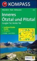 Carta escursionistica n. 042. Austria. Tirolo... Inneres Ötztal, Gurgler tal, Venter tal, Pitztal 1:25.000. Ediz. italiana, inglse e tedesca