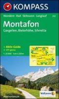 Carta escursionistica n. 032. Austria. Nei dintorni del lago di Costanza-Rund um den Bodensee. Montafon 1:25.000. Adatto a GPS. DVD-ROM digital map