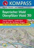 Carta digitale n. 4371. Germania. Bayerischer Wald-Oberpfälzer Wald. DVD-ROM digital map