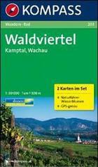 Carta escursionistica n. 203. Austria. Ad est delle Alpi. Vienna... Waldviertel, Kamptal, Wachau 1:50.000 (set con due carte). Adatto a GPS. DVD-ROM digital map