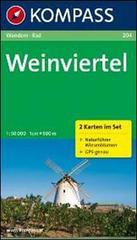 Carta escursionistica n. 204. Austria. Ad est delle Alpi. Vienna, Stiria... Weinviertel 1:50.000 (set con due carte). Adatto a GPS. DVD-ROM digital map