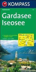 Carta automobilistica n. 335. Lago di Garda, Lago di Iseo-Gardasee, Iseosee 1:125.000 (carta provinciale)