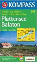 Carta escursionistica n. 245. Ungheria. Plattensee-Balaton 1:50.000. Adatto a GPS. DVD-ROM. Digital map