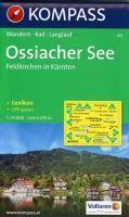 Carta escursionistica n. 62. Austria. Carinzia. Ossiacher See, FeldKirchen in Kärnten 1:25.000. Con carta panoramica. Adatto a GPS. DVD-ROM digital map