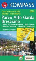 Carta escursionistica n. 694. Lago di Garda. Parco Alto Garda bresciano. Adatto a GPS. DVD-ROM. Digital map