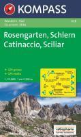 Carta escursionistica n. 628. Catinaccio, Sciliar 1:25.000. Adatto a GPS. Digital map. DVD-ROM