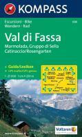 Carta escursionistica n. 686. Trentino, Veneto. Val di Fassa, Marmolada, Gruppo di Sella 1:25.000. Adatto a GPS. Digital map. DVD-ROM