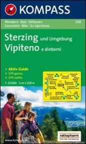 Carta escursionistica n. 058. Vipiteno e dintorni 1:25.000. Adatto a GPS. Digital map. DVD-ROM
