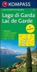 Carta panoramica n. 360. Lago di Garda-Gardasee 1:50.000. Con carta stradale. Ediz. bilingue