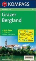 Carta escursionistica n. 221. Austria. Ad est delle Alpi. Vienna, Stiria... Grazer Bergland 1:50.000. Adatto a GPS. DVD-ROM digital map