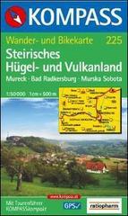 Carta escursionistica n. 217. Austria. Ad est delle Alpi. Vienna, Stiria... Steirisches Hügel und Vulkanland 1:50.000. Adatto a GPS. DVD-ROM digital map