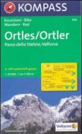 Carta escursionistica n. 636. Trentino, Veneto. Ortles, Passo dello Stelvio, Valfurva 1:25.000. Adatto a GPS. Digital map. DVD-ROM