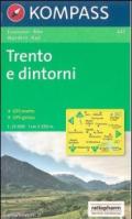 Carta escursionistica n. 647. Trentino, Veneto. Trento e dintorni 1:25.000. Adatto a GPS. Digital map. DVD-ROM