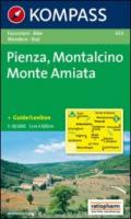 Carta escursionistica n. 653. Toscana, Umbria, Abruzzi. Pienza, Montalcino, Monte Amiata 1:50.000