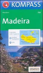 Carta escursionistica n. 234. Portogallo. Madeira 1:50.000. Adatto a GPS. DVD-ROM. Digital map