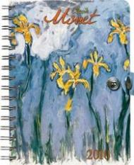 Claude Monet, Agenda m. Druckknopf-Verschluss 2010