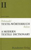 Textil-Wörterbuch 2. Deutsch-Englisch