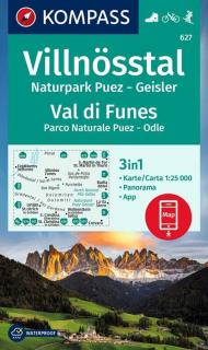 Val di Funes, Parco Naturale Puez-Odle. Ediz. italiana e tedesca. Con carta escursionistica