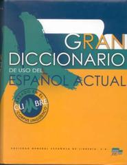 Gran Diccionario De Uso Del Espanol Actual