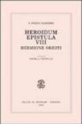 Heroidum epistula VIII. Hermione Oresti