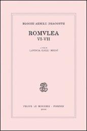 Blossii Aemilii Dracontii. Romulea VI-VII