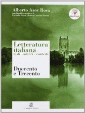 Letteratura italiana. Testi autori contesti. Per le Scuole superiori. Con espansione online: 1