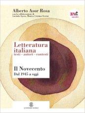 Letteratura italiana. Testi autori contesti. Per le Scuole superiori. Con espansione online