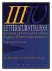 Letteratura italiana. La storia. I testi. La critica. Pagine di letterature straniere. Per il triennio dei Licei vol.3