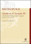 Quaderni di Synapsis. 9.Metropolis