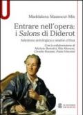 Entrare nell'opera. «I Salons di Diderot» Selezione antologica e analisi critica