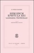 Heroidum epistula XIII. Laodamia Protesilao