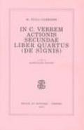 M. Tulli Ciceronis In C. Verrem actionis secundae liber quartus. De signis