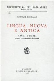 Lingua nuova e antica