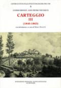 Carteggio (1846-1863)