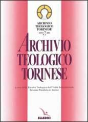 Archivio teologico torinese (2001)