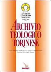 Archivio teologico torinese (2002) vol.1