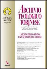 Archivio Teologico Torinese (2012) vol.1