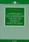 La responsabilità degli amministratori e dei direttori generali